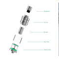 Atomizer Rba Kit atomizador para fumo de vaporizador de cera (ES-AT-003)